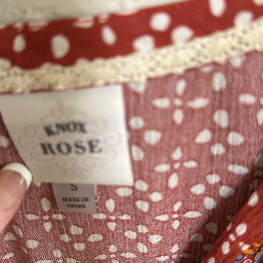 Boho tunic Dress with tassel tie - Picture 5 of 7